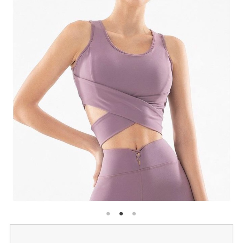 Astoria LUXE CHARGE Sports Crop - Purple